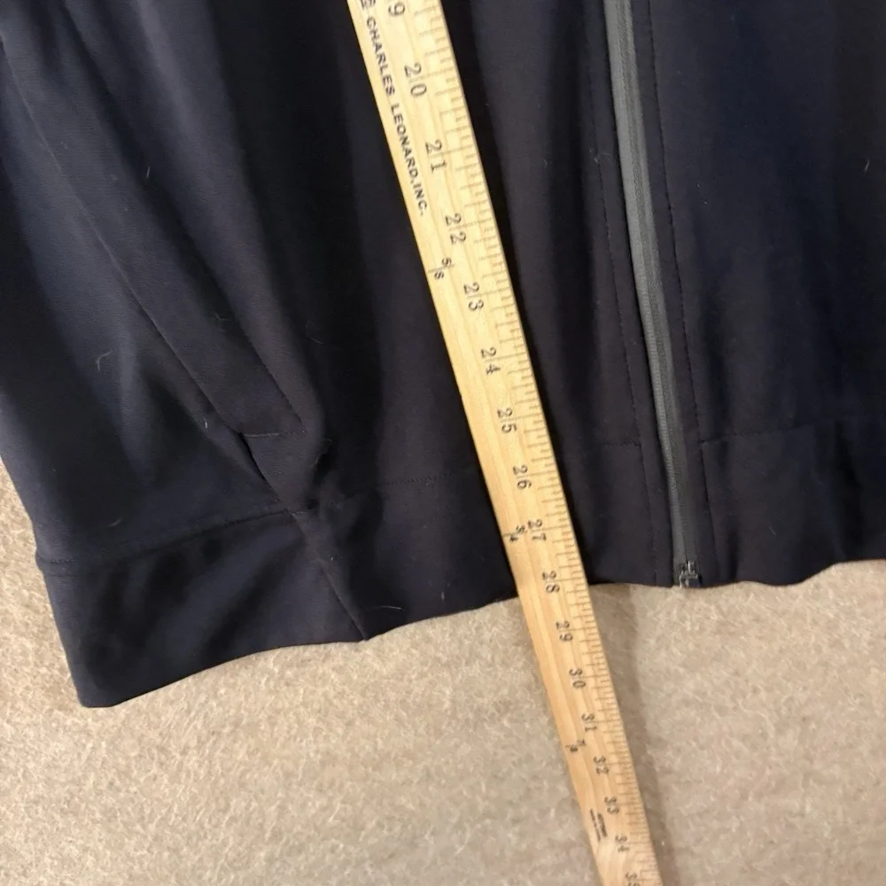 Mack Weldon Atlas Jacket Mens Sz M Black Full Zip Pockets Performance Athleisure